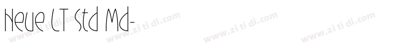 Neue LT Std Md字体转换